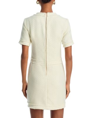 Tweed Short Sleeve Mini Dress - Exclusive