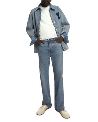 Large Fit Jeans in Blue Denim