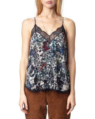 Zadig & Voltaire - Christy Soft Butterfly Graphic Top