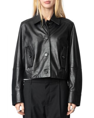 Zadig & Voltaire - Liston Smooth Leather Jacket