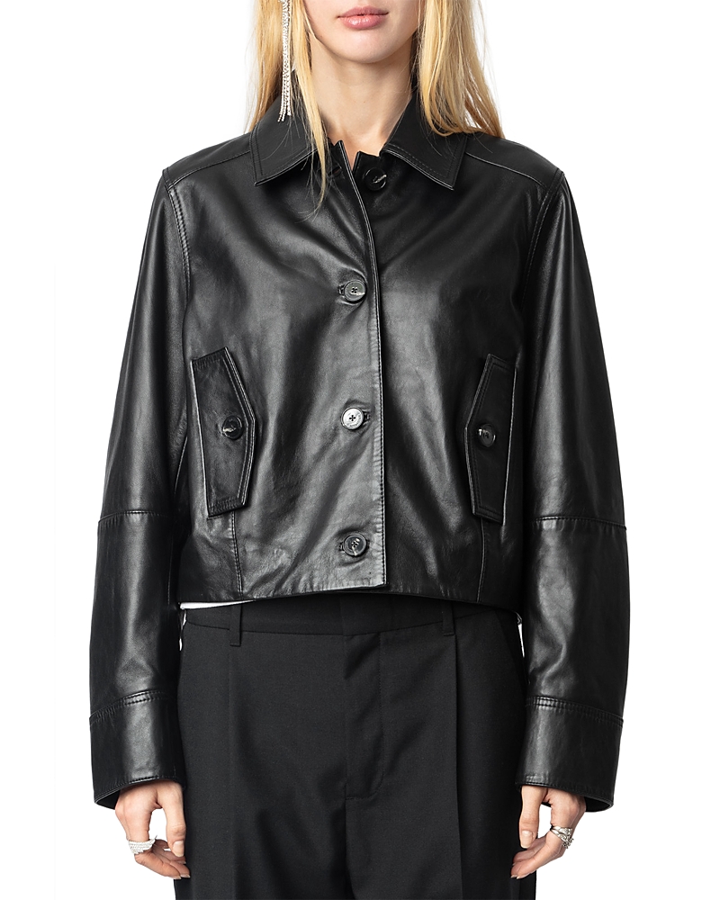 Zadig & Voltaire Liston Jacket In Black