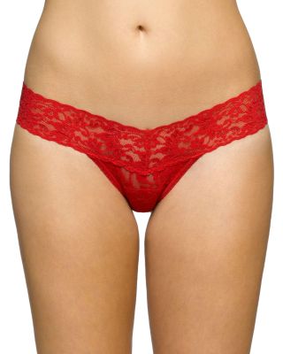 Signature Lace Low Rise Thongs
