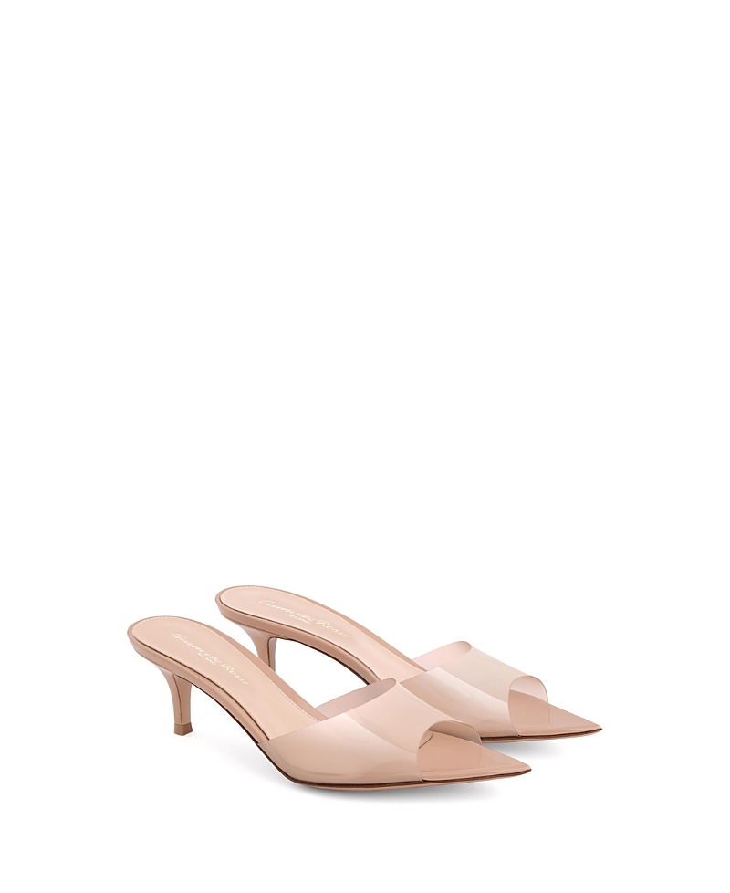 Gianvito Rossi Women's Elle 55 Mules In Neutrals