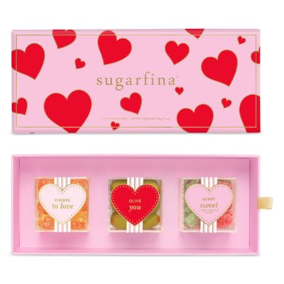 Sugarfina - Hearts 3 Piece Candy Bento Box