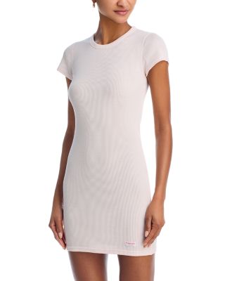 Short Sleeve Crewneck Dress