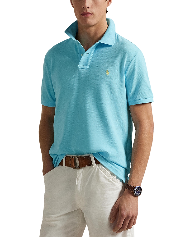 Polo Ralph Lauren Custom Slim Fit Mesh Polo Shirt