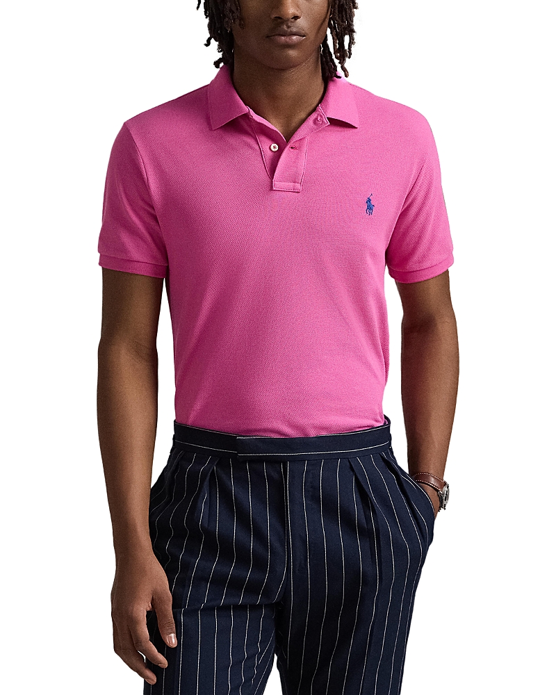 Polo Ralph Lauren Custom Slim Fit Mesh Polo Shirt