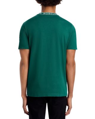 Cotton Embroidered Logo Graphic Tee 