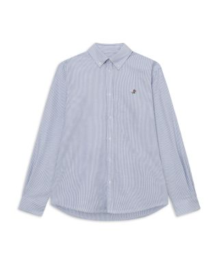 Les Deux - Men's Kent Embroidered Oxford Shirt