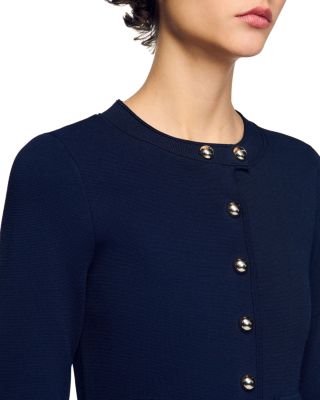 Short Button Up Knit Dress