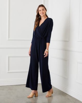 Crossover Neck Jumpsuit