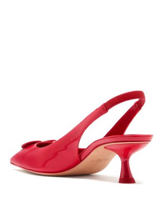 Women's Lover Slingback Kitten Heel Pumps
