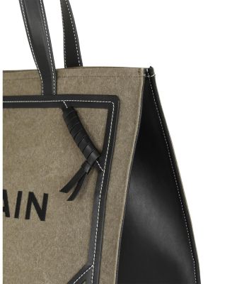  Women's B-Army 42 Canvas Tote Bag with Leather Details