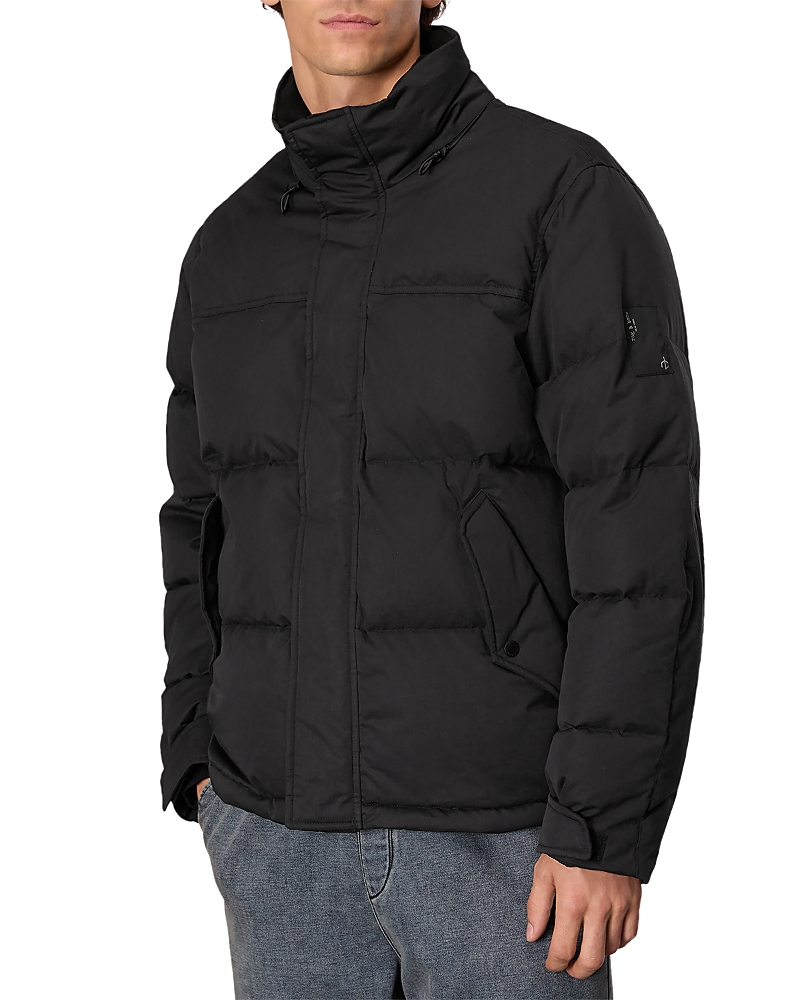 Rag & Bone Bubble Down Puffer Jacket In Jet Black