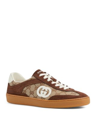 Gucci - Men's Suede Interlocking G Logo Sneaker