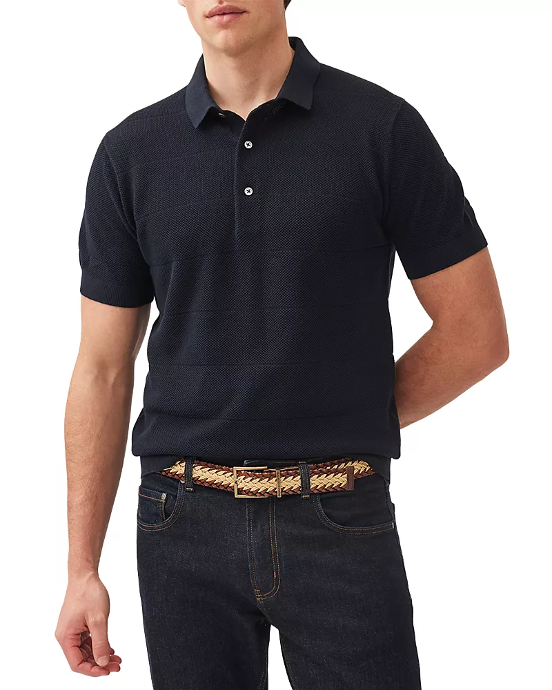 Rodd & Gunn Masons Regular Fit Flat Knit Polo Shirt