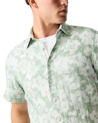Springflat Slim Fit Short Sleeve Linen Shirt
