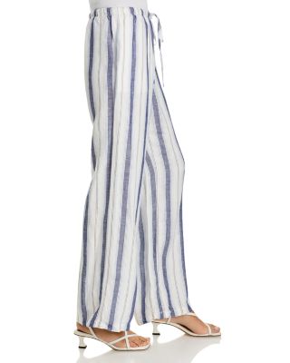 Coastal Stripe Wide Leg Pants