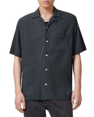 Cudi Relaxed Fit Short Sleeve Camp Shirt