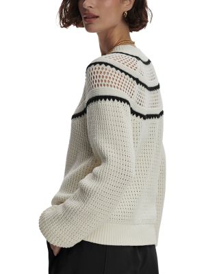 Padbury Pointelle Knit Sweater