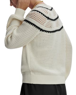 Padbury Pointelle Knit Sweater