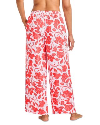 Fiori Border Pants