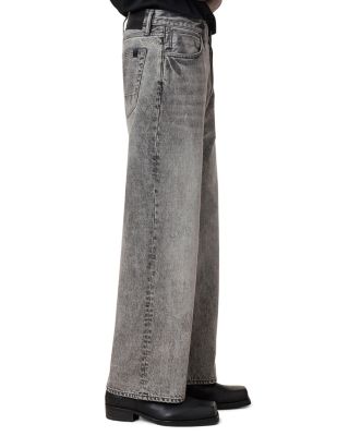 Lenny Wide Leg Jeans in Light Gray
