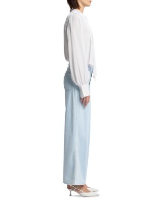 Lotta High Rise Wide Leg Jeans in Malibu Sky 