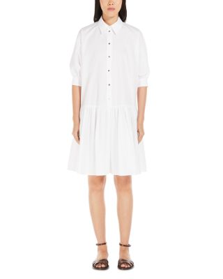 Max Mara Studio - Caronte Flounce Hem Shirt Dress