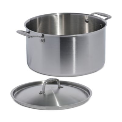 5 Ply Stainless Clad 12 Qt. Stockpot and Lid