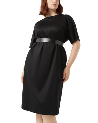 marina jersey dress Marina Rinaldi | Woman - Cotton jersey dress - Navy