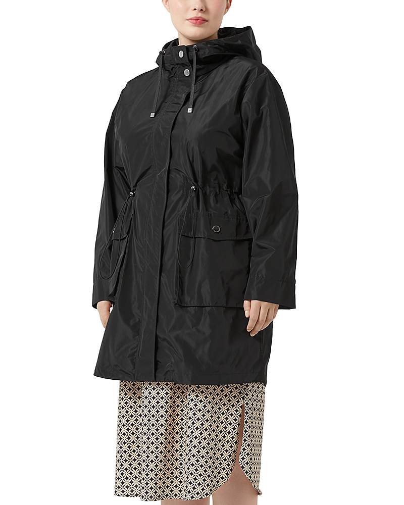 Marina Rinaldi Sport 1a Uscita Cippo Raincoat In Black