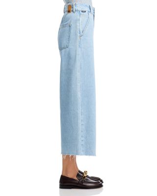 Sorcerous High Rise Wide Leg Jeans in Blue