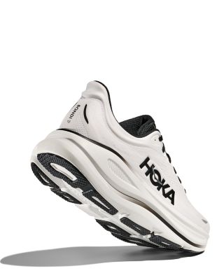 Men's Bondi 9 Running Sneakers in White Black