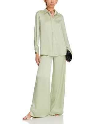 TOCCIN - Riley Boyfriend Shirt & Auggie Wide Leg Pants