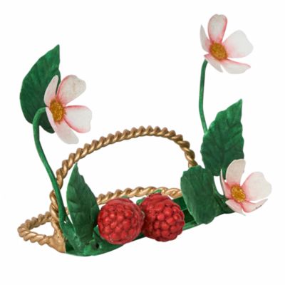 Meadow Walk Raspberries Place Card Holders, Set of 4