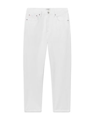 90s Relaxed Straight Fit Jeans in Milkshake White