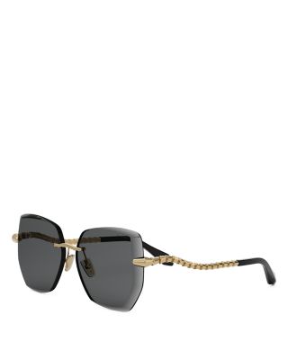 Bvlgari Serpenti Viper Geometric Metal Sunglasses, 59mm