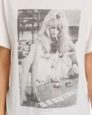 Anine Bing Lili Brigitte Bardot Graphic Tee | Bloomingdale's