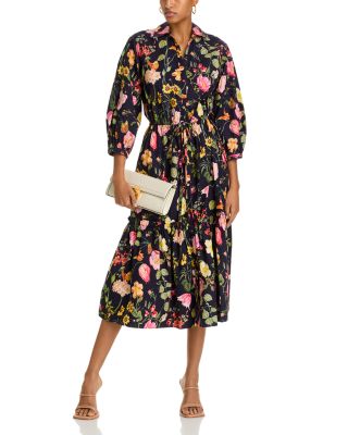 Hutton Floral Midi Dress