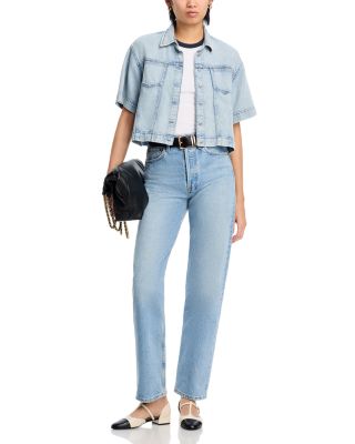【関税込み】rag & bone ブルー Featherweight Abigale ジーンズ Featherweight Abigail Pleated Pant - Billie | rag & bone