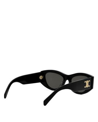 Triomphe Geometric Sunglasses, 55mm