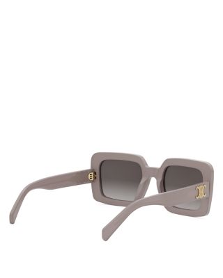 Triomphe Square Sunglasses, 56mm