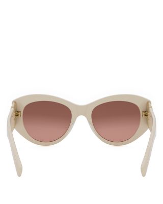 Tubogas Oval Sunglasses, 52mm