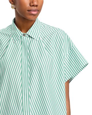 Martha Striped Poplin Shirt