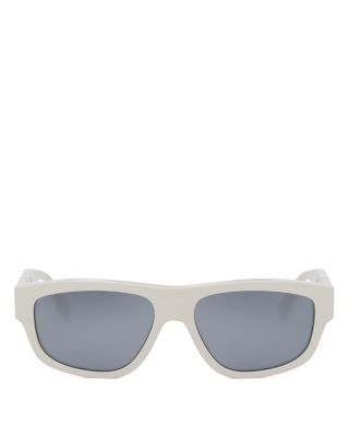 Diagonal Geometric Sunglasses, 56mm