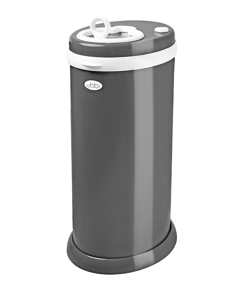Ubbi Stainless Steel Diaper Pail - Slate Gray
