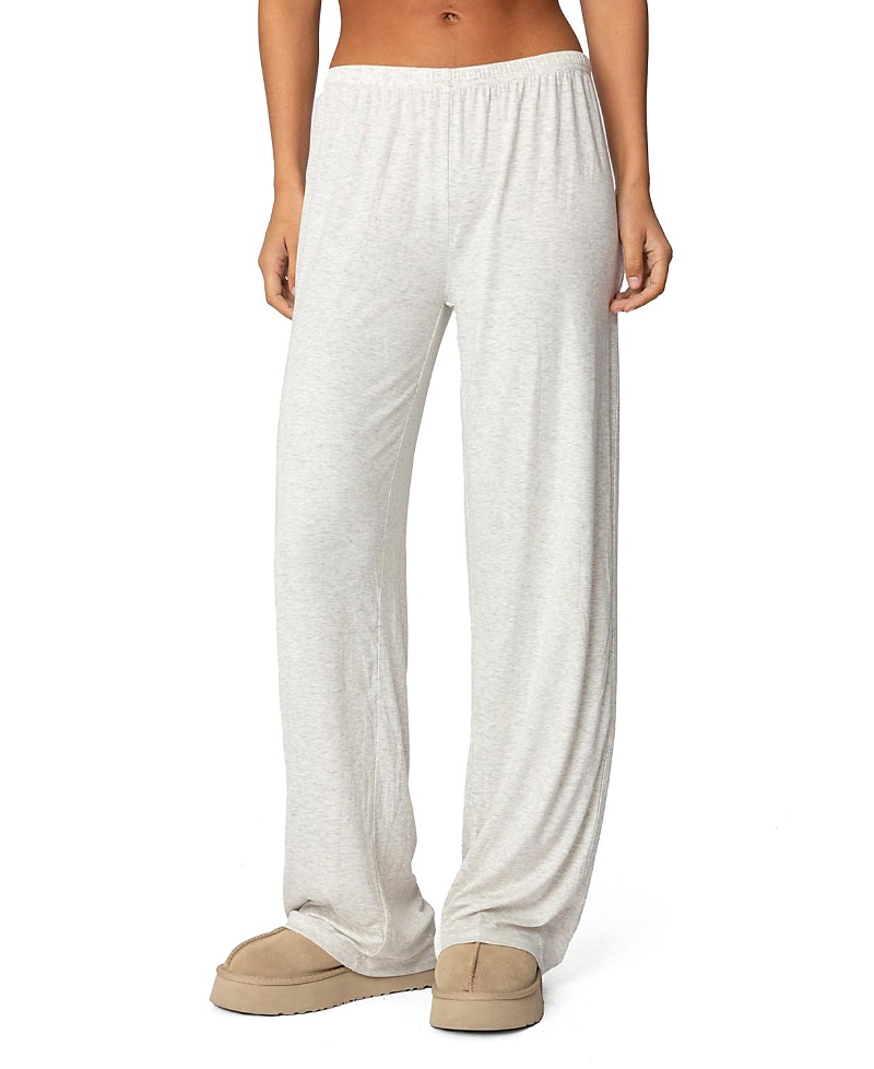 Edikted Justina Lounge Pants In Gray Melange