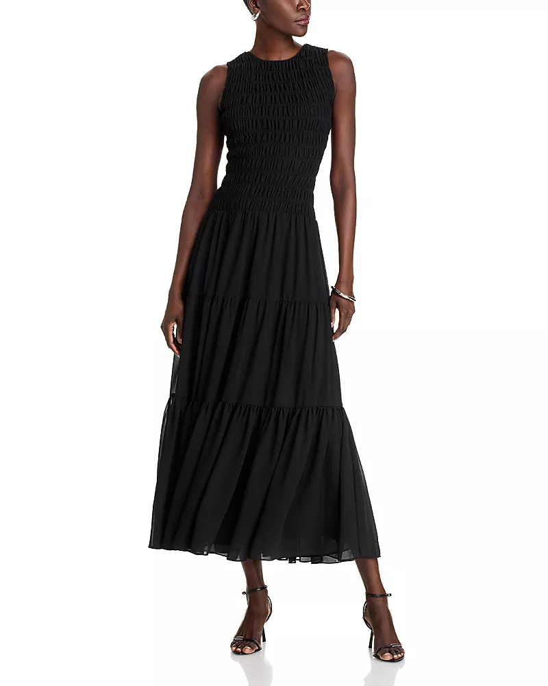 Michael Michael Kors Smocked Tank Maxi Dress