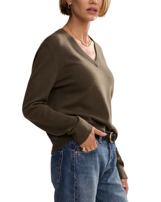 Flynn Cashmere V Neck Sweater